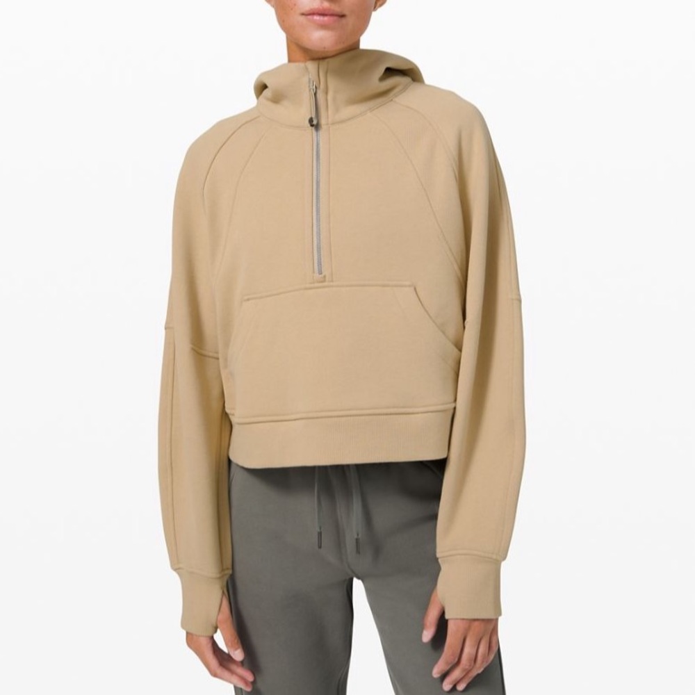 lululemon half zip scuba in Trench!